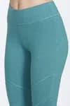 Zelocity Mid Rise Nouveau Stretch Legging For Women - Blue Melange