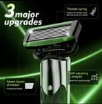MAX RAZOR 7 Blade Shaving Razor with Zinc Alloy Handle | Shaving Razor | Shaving Razor for men