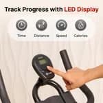 Exercise Spin Bike | Red/Black Seat Adjustable Exercise Spin Bike With Tension Adjustable | Lcd Display Spin Exercise Bike 100KG