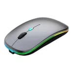 Dual Rechargeable Bluetooth and 2.4G Wireless Mouse 2 in 1 Mouse Type C