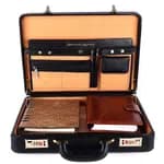 Hammonds Flycatcher Genuine Leather Black Briefcase