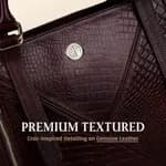 Genuine Leather Ladies Office Bag, Spacious Handbag with Adjustable Sling Strap, stylish Office Bag for Women