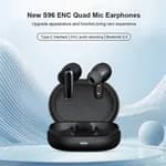 Elephu Rizz 3012 Earbuds | 50 Hours Playback| Rapid Charging|Environmental Noise Cancellation| 4 Mics| Dual Pairing| Game Mode