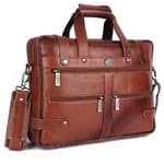 Hammonds Flycatcher Genuine Leather Tan Bag For Men - Men's Leather Laptop Bags | Laptop Bags | Hand Bags |