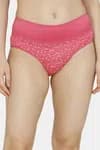 Zivame (Pack of 2) Tummy Tucker Hipster High Rise Anti-Microbial Panty For Women - Mykonos Fruit
