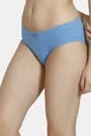 Zivame Anti-Microbial Low Rise Hipster Panty (Pack of 2) For Women - Pacific Ceramic