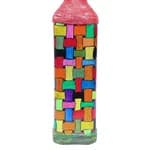 Pattern Handmade Craft Bottle With Light Lamp