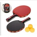 Premium Quality 2Pcs bat Table Tennis Racket with 3 Ball