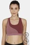 Zelocity Sports Bra With Removable Padding For Women - Dusky Orchid