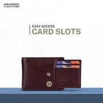Hammonds Flycatcher RFID Protected Genuine Leather Brown Wallet For Men ( HF 502 BR)