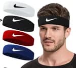 Nike Gym Gear Combo Set - Premium Duffle Bag With Sports Sweatband For Men & Women