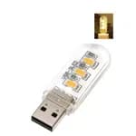USB LED White Amd Warm Lights Bulb 5V Power Input