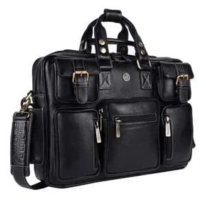 Hammonds Flycatcher Genuine Leather Laptop Messenger Bag