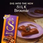 Cadbury Dairy Milk Silk Desserts Walnut Brownie Chocolate Bar, 70 g