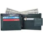 Hammonds Flycatcher Green Genuine Leather Wallet For Men
