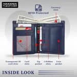 Hammonds Flycatcher RFID Protected CROCO Leather Wallet For Men