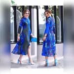 FuLoo's Inspire Dress Heavy Crazy Printed Georgette #1218