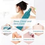 3-in-1 Body Scrubber Set Dead Skin Remover Exfoliating Bath Towel Loofah Mesh Ball Shower Gloves