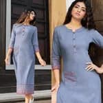 FuLoo's Premier Denim Western Kurti # 1032