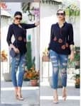 Fuloo Glazier Rayon tops with Embroidery for Women# 1031