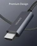 Anker USB-C to HDMI Cable for Home Office 6ft, 4K 60Hz Nylon Braided