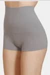 Zivame Tummy Control Midwaist Boyshort Panty For Women - Grey