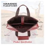 Hammonds Flycatcher Genuine Leather Laptop Bag 152 BRN