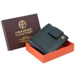 Hammonds Flycatcher Green Genuine Leather Wallet For Men