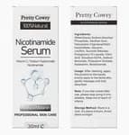 ​Pretty Cowry 100% Natural Nicotinamide Face Serum - 30ml | Brightening & Dark Spot Removal | With Vitamin C & Hyaluronic Acid | Professional Skin Care