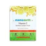 Mamaearth Vitamin C Bamboo Sheet Mask with Vitamin C and Honey for Skin Illumination - 25 g