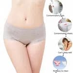 Women\'s Pocket Physiological Underwear Women\'s Leak Proof Widened Pure Cotton Crotch Large Medium High Waist Sanitary Pants 1Pcs
