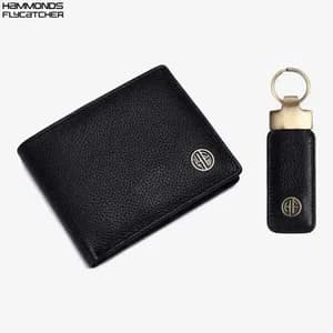 Hammonds Flycatcher Genuine Leather Wallet Combo Gift Sets Wallets and Key Ring (GS 502 BR)