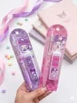 Sanrio Kuromi 0.5mm Mechanical Pencil Set with HB Lead Refill & Case for Students