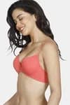 Zivame Summer Love Push Up Wired Medium Coverage Bra-Georgia Peach