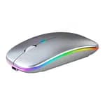 Dual Rechargeable Bluetooth and 2.4G Wireless Mouse 2 in 1 Mouse