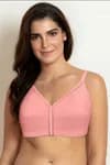 Zivame True Curv Single Layered Non Wired Minimiser Full Coverage Bra - Georgia Peach