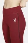 Zelocity High Rise Nouveau Soft Legging For Women - Maroon
