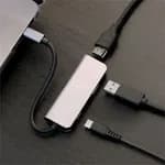 USB-C HUB, USB C to HDMI 4K Multiport Adapter, 3 in 1 Hub with USB
