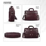 Hammonds Flycatcher Genuine Leather Brown Bag For Men - Men's Leather Business Bags | SIde Bags For Men |