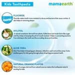 Mamaearth Sulfate Free Awesome Orange Toothpaste For Kids With Fluoride