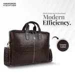 Hammonds Flycatcher Genuine Leather Laptop Bag