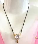 Gold Plated Fine Design Stone Mangalsutra