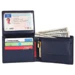 Hammonds Flycatcher Blue Genuine Leather Wallet for Men (HF 593 BNL)