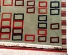 Handmade Nepali Wool Rug – Light Green Modern Pattern, 60 Knots, 170x240 cm