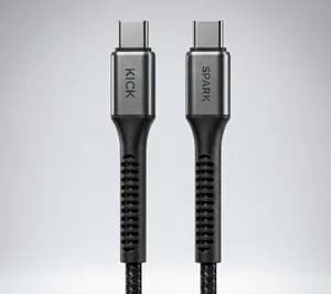 Kick Spark 100W USB-C to USB-C Cable