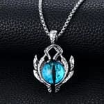 Devil Eye Pendant Necklace for Men/Boys - Stainless Steel