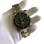 Luxury Men’s Analog Watch – Classic Submarine Style | Stainless Steel | Water Resistant | BLaCKSILVER