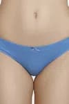 Zivame (Pack of 3) Bikini Low Rise Anti-Microbial Panty For Women - Blue Pacific Grey