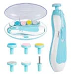 6-in-1 Electric Baby Nail Trimmer – Safe & Quiet Automatic Nail File Drill