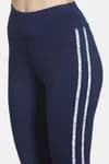 Zelocity Mid Rise Nouveau Shine Legging For Women - Blue